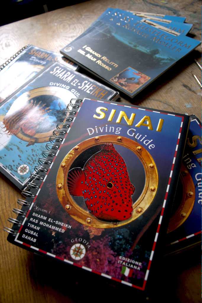 Mappature subacque, Sinai Diving Guide, Sharm El Sheikh Diving Guide, SS Thistlegorm & Rosalie Moller, relitti del Mar Rosso, edizioni Geodia